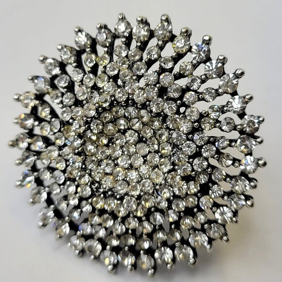 Huge Crystal Fashion Stretch RIng - Picture 2 of 7